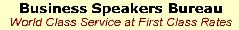 Business Speakers Bureau Banner