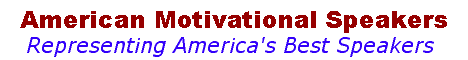 American Motivational Speakers Bureau Banner