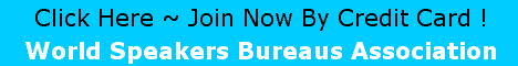 World Speakers Bureaus Association Banner