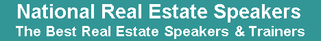 National Real Estate Speakers Bureau Banner